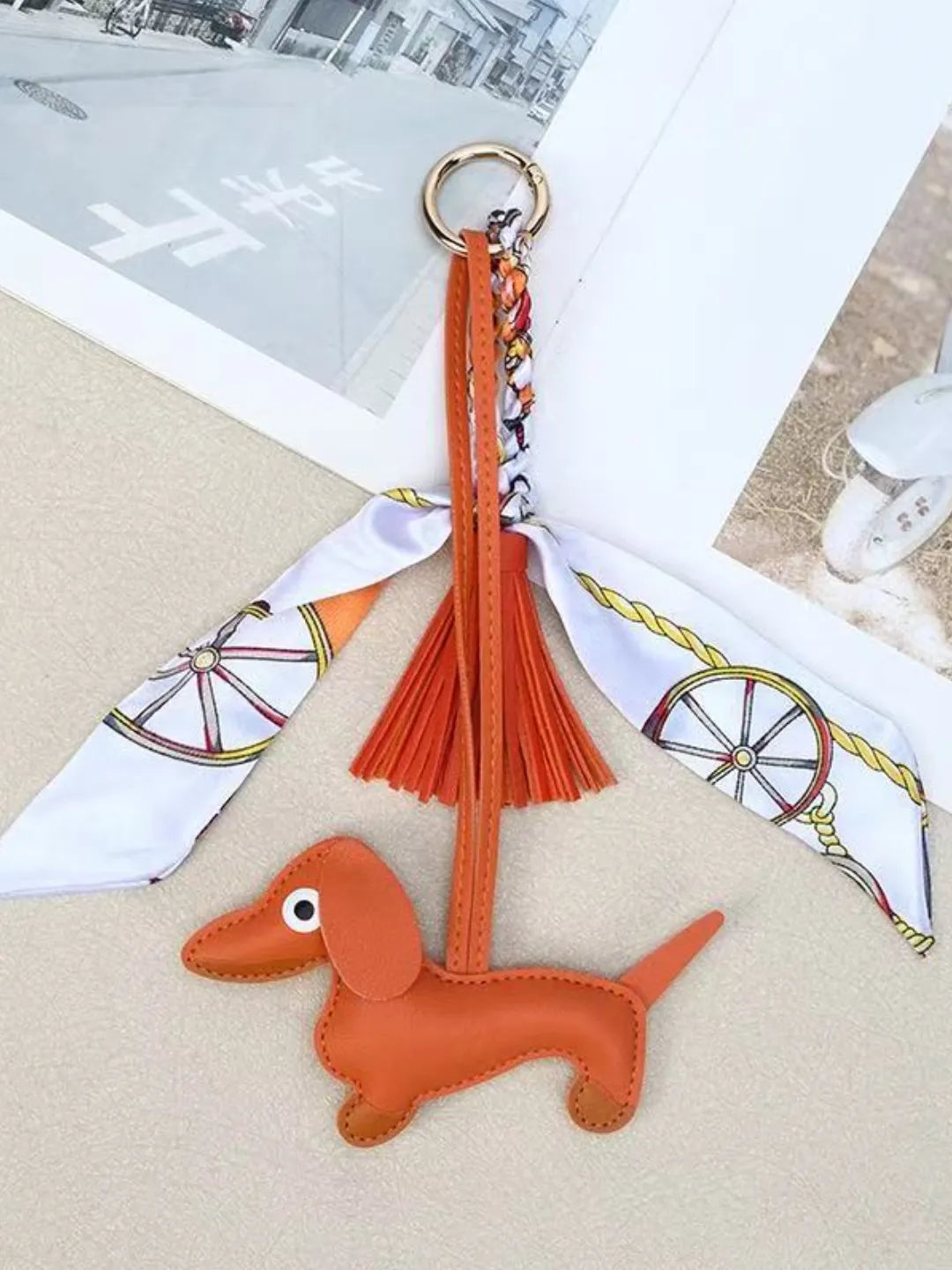 Scarf Teddy Charm