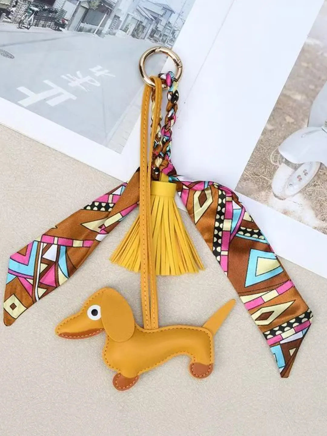 Scarf Teddy Charm