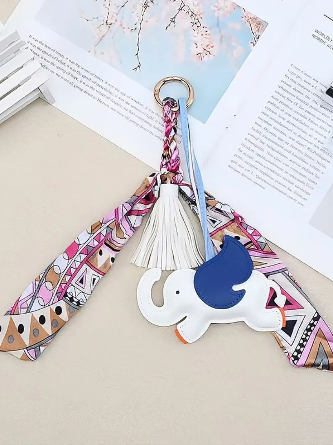 Elephant Scarf Charm