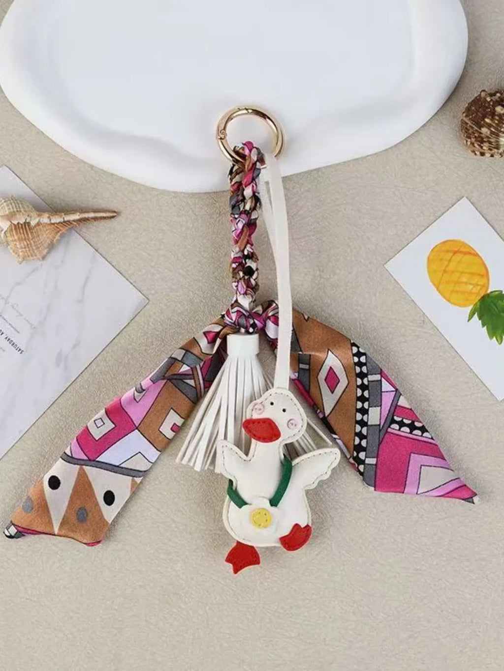 Duck Scarf Charm