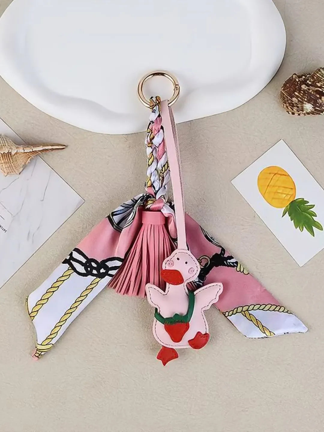 Duck Scarf Charm