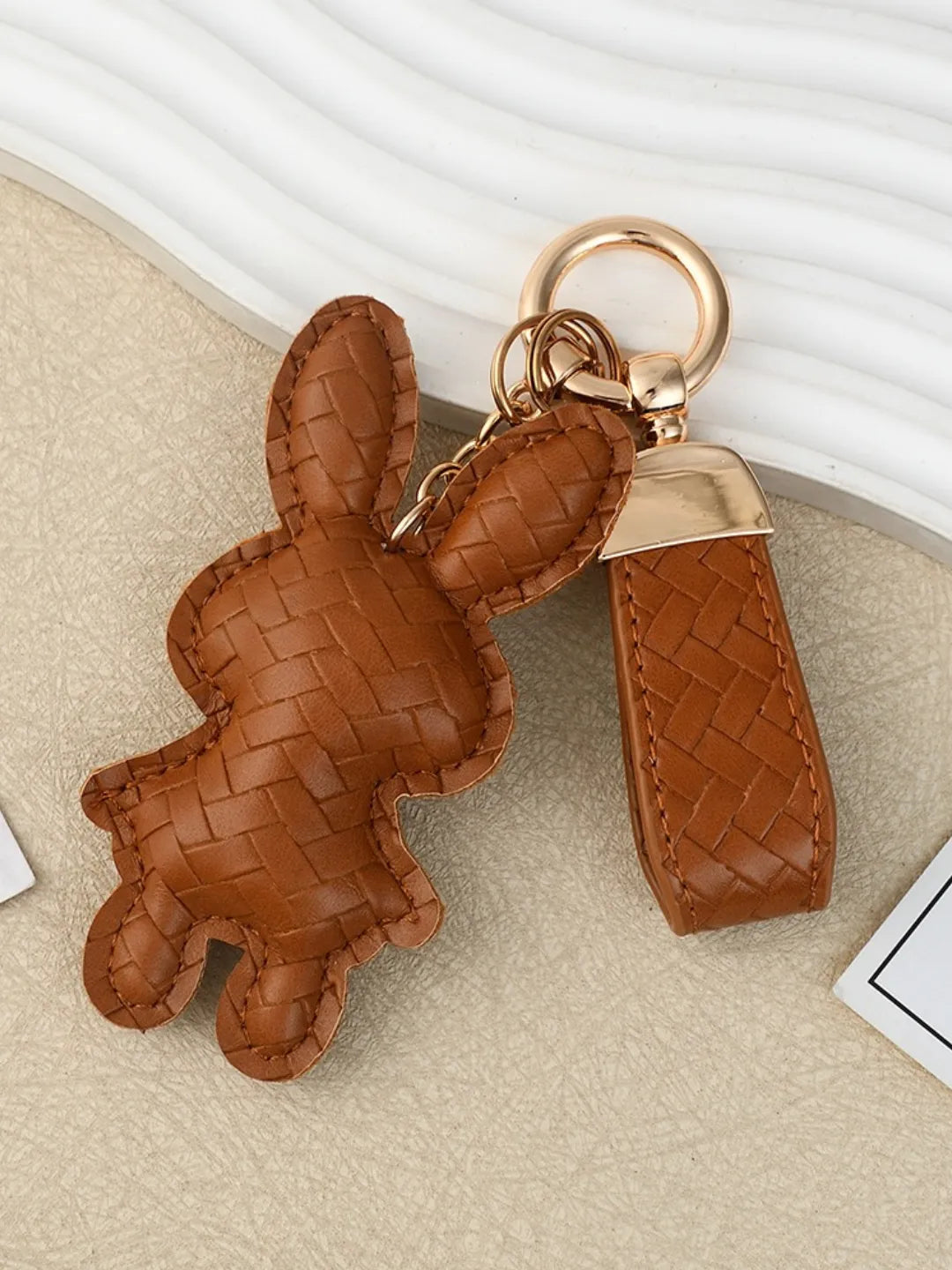 Woven Bunny Charm