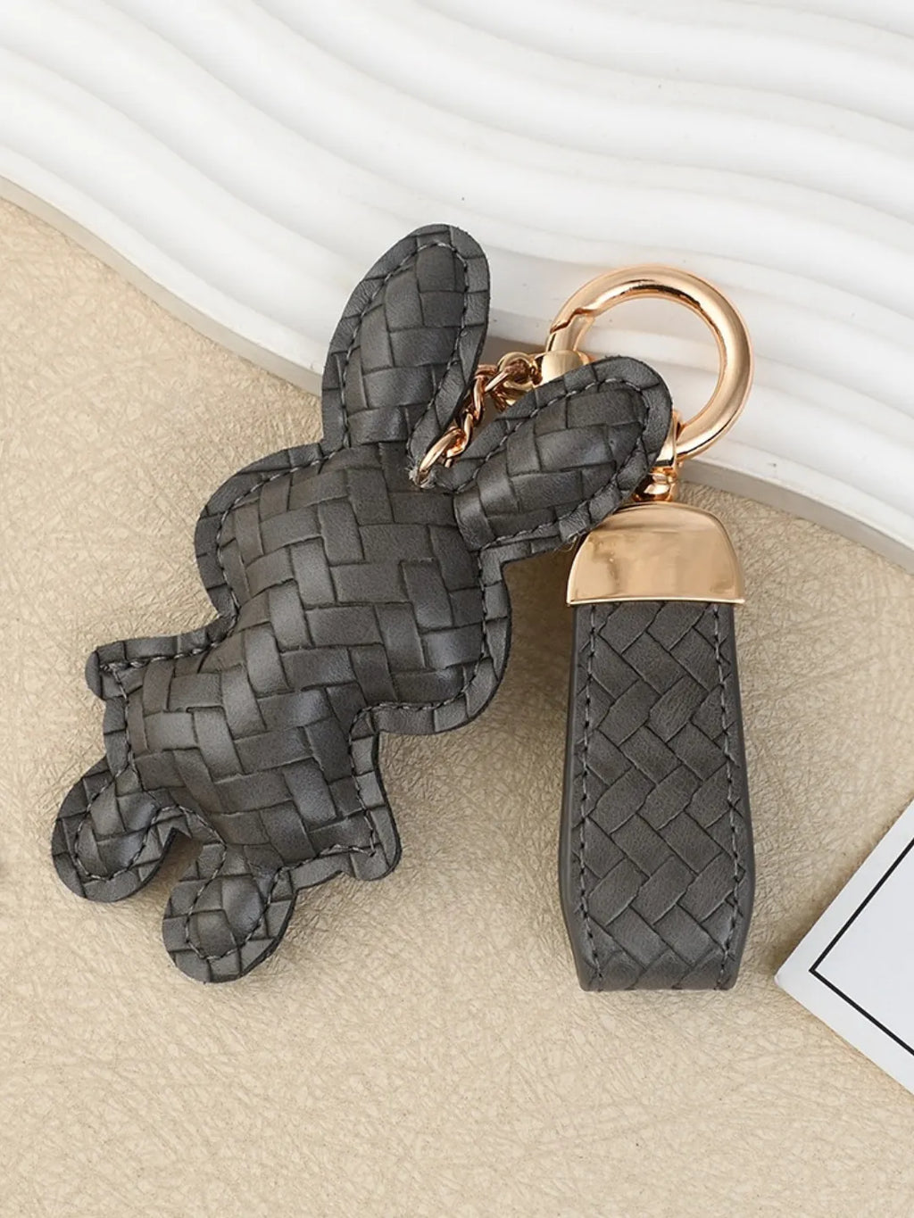 Woven Bunny Charm