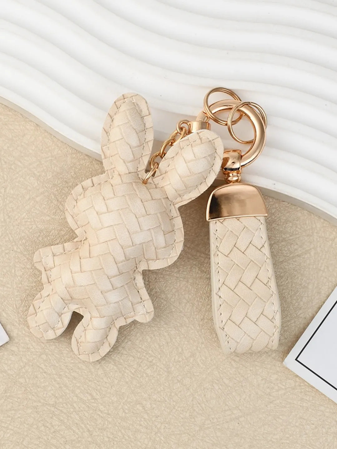 Woven Bunny Charm