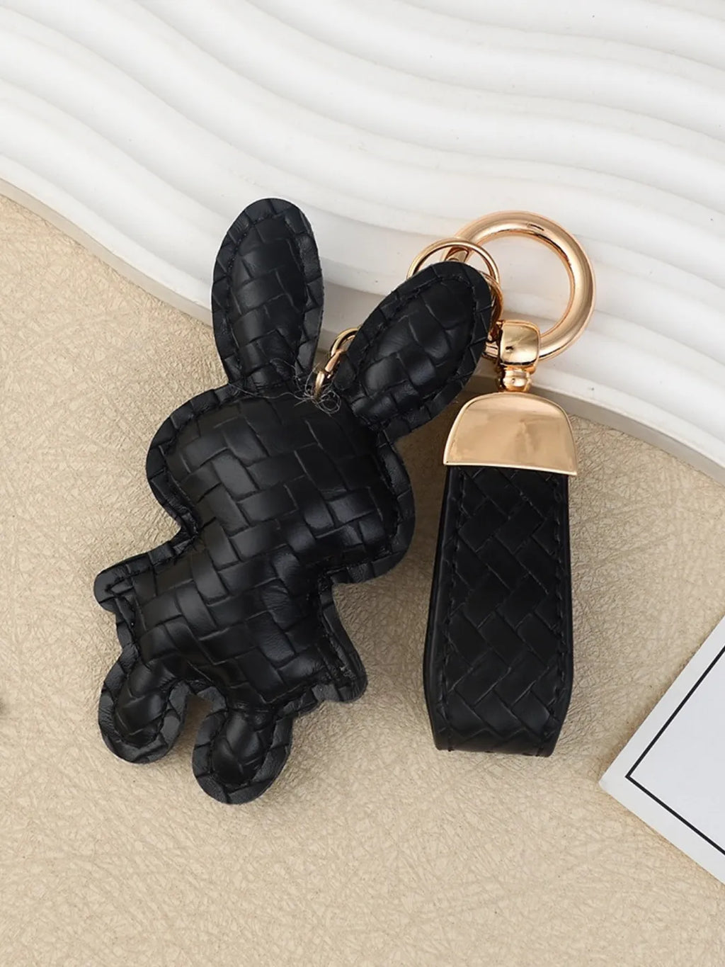 Woven Bunny Charm