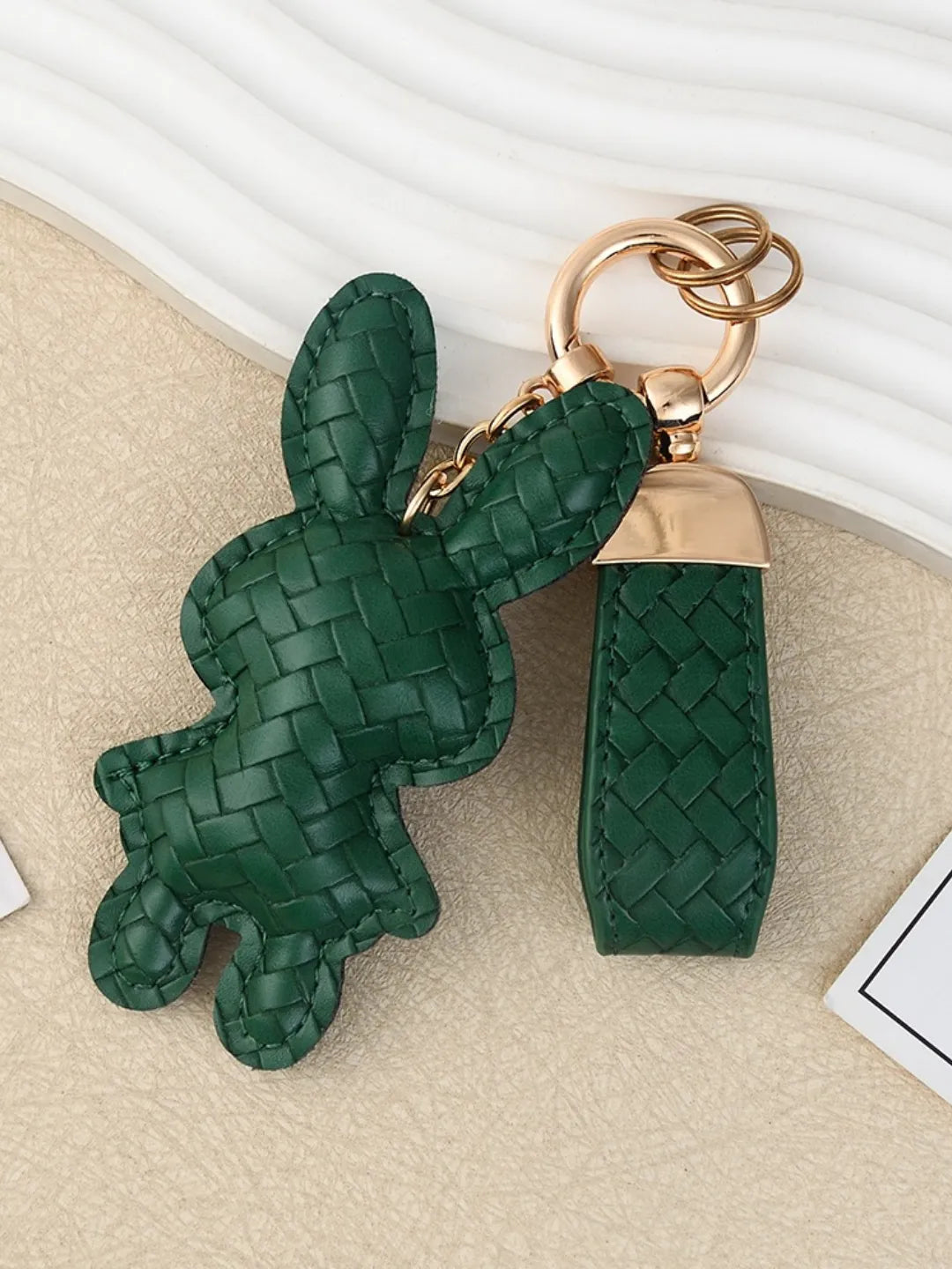 Woven Bunny Charm
